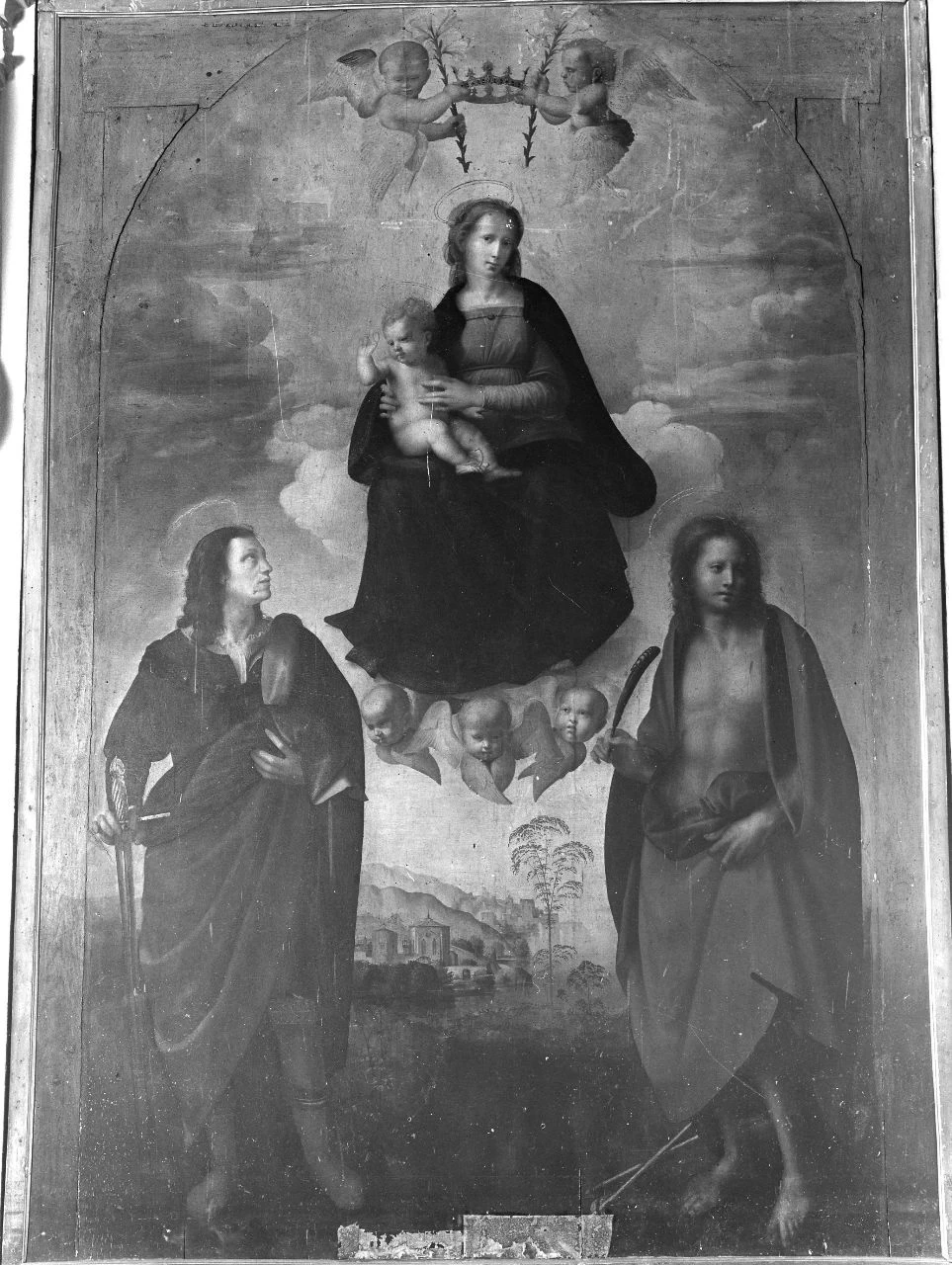 Madonna col Bamino e i santi Giuliano e Sebastiano - Chiesa di S. Martino alla Scala, Firenze